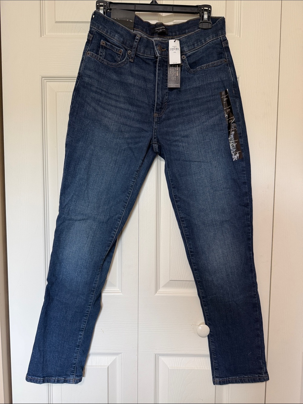 Banana Republic Dark Blue Straight-Leg Jeans